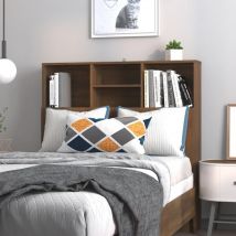 Furniture Limited - Testiera con Contenitore Rovere Marrone