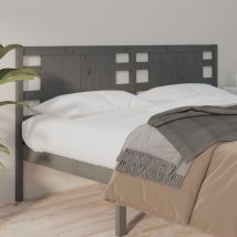Furniture Limited - Testiera per Letto Grigia 126x4x100cm in