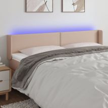 Furniture Limited - Tête de lit à LED Cappuccino 163x16x78/88 cm