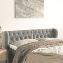 Maison Exclusive - Furniture Limited - Tête de lit avec oreilles Gris clair