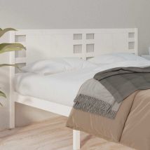 Prolenta Premium - Furniture Limited - Tête de lit Blanc 206x4x100 cm Bois massif de