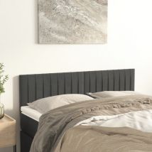 Maison Exclusive - Furniture Limited - Têtes de lit 2 pcs Gris foncé 72x5x78/88 cm
