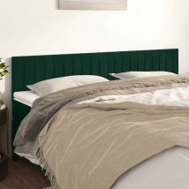 Maison Exclusive - Furniture Limited - Têtes de lit 2 pcs Vert foncé 100x5x78/88 cm