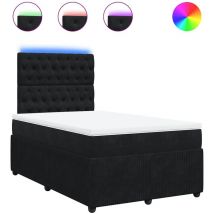 Maison Exclusive - Boxspringbett Mit Matratze Schwarz 120x190 Cm