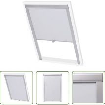 Maison Exclusive - The Living Store Verdunklungsrollo Weiß SK08 - Dachfensterrollo - Velux Rollo - Verdunkelungsrollo - Sonnenschutzrollo - Raffstores