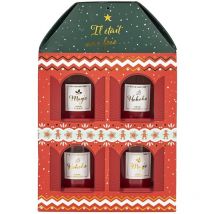 Maison Noël 4 bougies Home Deco Factory