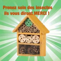 Maison d'accueil pour insectes