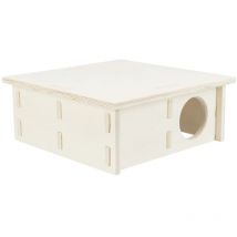 TRIXIE Maison pour rongeurs à 4 pièces 30x12x30 cm Bois