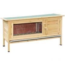 Maison pour rongeurs Alfred 116x45x62 cm bois vernissé Kerbl