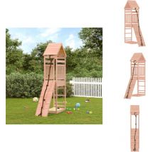 Maisonnette de jeu avec mur d'escalade bois massif Douglas - Maison De Jeu - Aire De Jeux - Jouet Extérieur - Jeux De Plein Air - Bois De Douglas