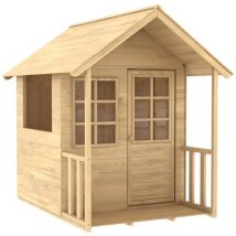 Maisonnette cabane enfant lavande bois fsc