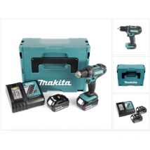 Ddf 482 rmj Akku Bohrschrauber 18V 62Nm im Makpac + 2x 4,0 Ah Akku + Ladegerät - Makita