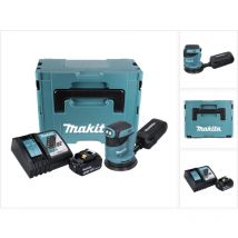 Dbo 180 RT1J Ponceuse excentrique sans fil 18 v + 1x Batterie 5.0Ah + Chargeur + Makpac - Makita