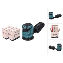 Makita dbo 180 z Levigatrice eccentrica a batteria 18 v - 125 mm + 2x set di levigatura Toolbrothers turtle - senza batteria, senza caricabatterie
