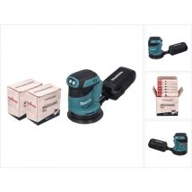 Toolbrothers - Makita dbo 180 z Ponceuse excentrique sans fil 18 v - 125 mm + 2x Sets de ponçage turtle - sans batterie, sans chargeur