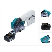 Dcc 500 F1 Scie circulaire sans fil 125 mm Brushless 18 v + 1x Batterie 3,0 Ah - sans chargeur - Makita