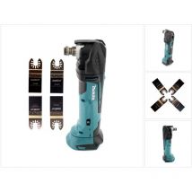 Makita DTM 51 Z Akku Multifunktion Werkzeug 18V Solo + 4x Sägeblatt - ohne Akku, ohne Ladegerät