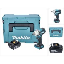 Makita - dtw 301 T1J Akku Schlagschrauber 18 v 330 Nm 1/2' Brushless + 1x Akku 5,0 Ah + Makpac - ohne Ladegerät