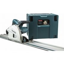 SP6000J1 110v 165mm Plunge Saw with 1.5m Guide Rail - Makita