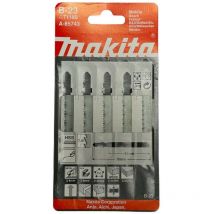 Makita - Stichsägeblätter 5tlg. Metall Alu hss gl 76 mm al 51mm A-85743 B-23