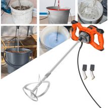 Hsha - Malaxeur Électrique 2600W Mélangeur de Ciment à 6 Vitesses Mélangeur de Plâtre Mélangeur de Peinture Malaxeur Mortier Colle,pour Mélanger le