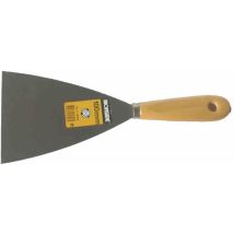 Malerspachtel mit Holzgriff 100 mm – 252 mm – rostfrei – 0,089 kg – 120 mm