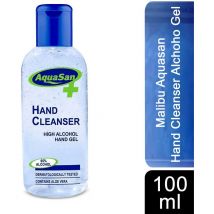 Malibu Aquasan Hand Cleanser Gel with 65% Alchohol & Aloe Vera, 100ml
