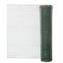 Centrale Brico - Valla para animales verde de triple torsión, Al.0,5 x L.3 m, malla Al.25 x An.25 mm