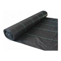 Saturnia - Malla Antihierbas (Rollo 1,55x100 Metros) Malla Anti Maleza, Malla Geotextil Jardin, Tela Anti Hierbas Jardin