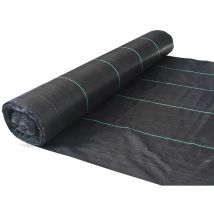 Malla Antihierbas (Rollo 1,55x100 Metros) Malla Anti Maleza, Malla Geotextil Jardin, Tela Anti Hierbas Jardin - Saturnia