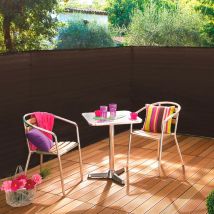Malla de ocultación recynet plus 170 gr marrón Nortene 1X50 m
