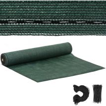 Wiesenfield - Malla de ocultación - tejido hdpe - 50 x 1,2 m - densidad del material 150 g/m²