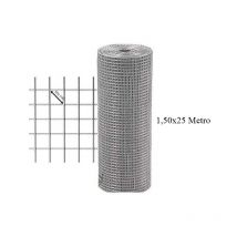 Mugar - Malla electrosoldada luz 50x100, alambre 2,7mm,rollo 25 m. 1.5 m