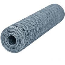 Malla galvanizada 0,50 x 2,5m hexagonal 25mm Windhager