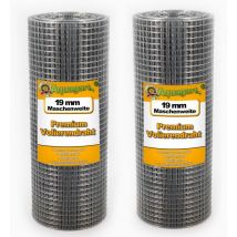 Malla para aviario de 160m x 0,5m, rejilla metálica, malla soldada 19mm
