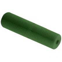 Malla Plastica 1X30M Verde 100% pvc Valla de pvc Malla para Cerco Reticula 10X10MM