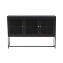 Malla Sideboard 3 Türen schwarz.