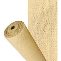Malla Sombreo 90% Beige 4,0 metros Rollo 50 Metros