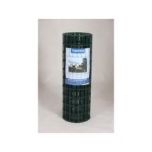 Malla Superclos Plus verde, malla 100 x 50 mm, diam. 2,5 mm, alto 0,60 x largo 10 m Cavatorta