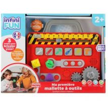 1000brico - Mallette a Outils - kd - Ma Premiere Mallette a Outils - 6 activités et 3 modes de jeux pour s'amuser en sécurité