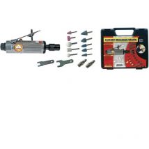 Mecafer - Bmc Meuleuse droite pneumatique avec 10 meules