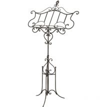 Biscottini - Bilderständer Verstellbare Buchständer aus Eisen Verstellbarer Bodendisplay Information Unterstützung Staffelei Menühalter