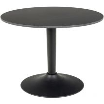 Hellin - Table basse ronde en céramique et métal D60 - marsa