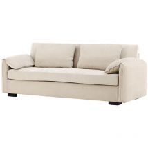 Malva Sofa 3-Sitzer beige.