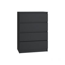 Malwa M4 Kommode, schwarz