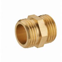 Noyon&thiebault - Mamelon laiton double mâle égal M3/4' (20x27) 189-20S5