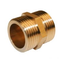 Mamelon à visser laiton m 40 x 49 pour cuivre - Quick Plomberie