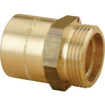 Racor recto con junta plana para soldar cobre 10/32 - cu 35