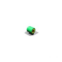 Mamelon droit rh-h circulaire rainuré Aquatherm Dimensions : Ø25mm x 1/2'.