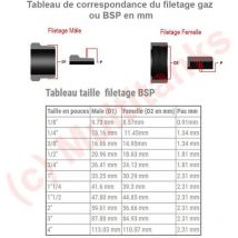 Mamelon égal Male/Femelle en laiton 1/2''